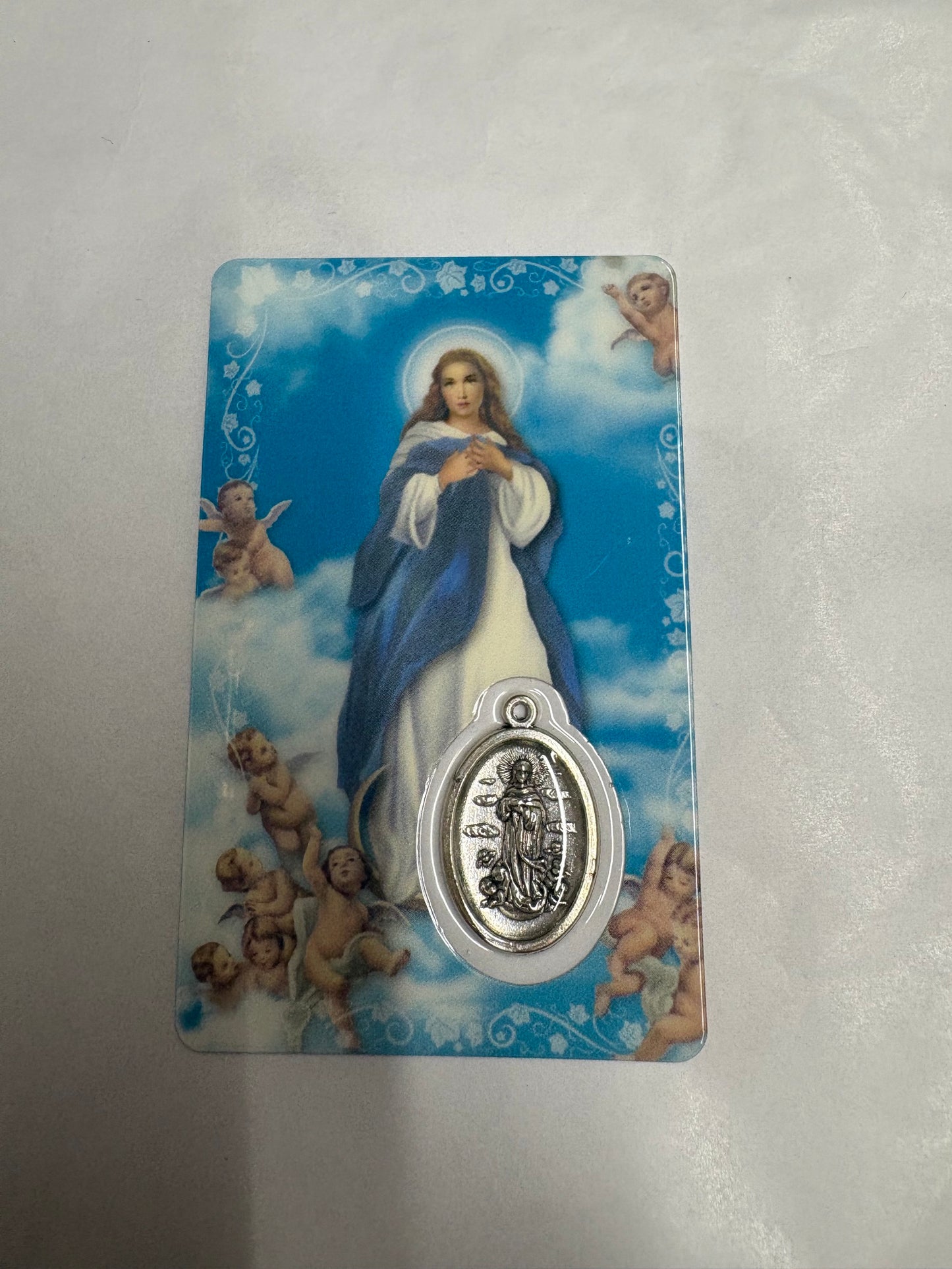 Immaculate Conception Prayer Card