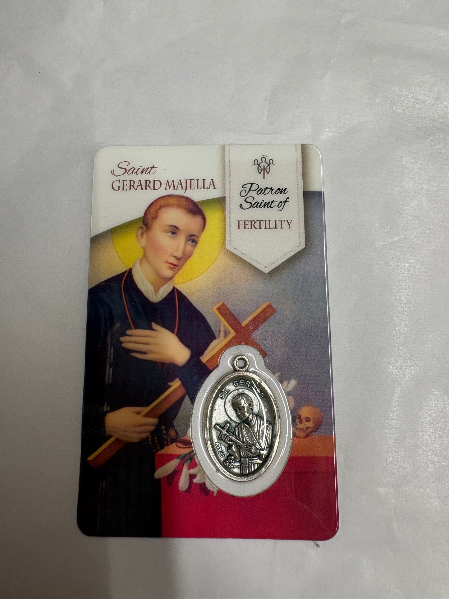 Healing - St. Gerard Majella Prayer Card - Fertility & Motherhood