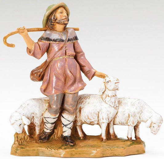 Elijah - Shepherd 5" Resin Fontanini Nativity Figure - No Box