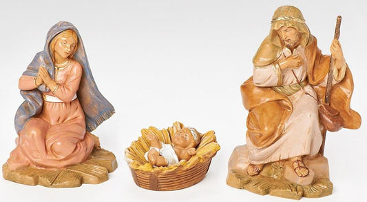 Holy Family 5" Resin Fontanini Centennial Nativity Figure Set - No Box